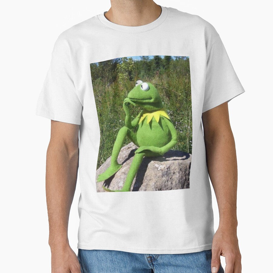 Kermit the frog frog face by sunmees T-Shirts, Hoodie, Sweatshirt | BlankRebels.com (Image 1)