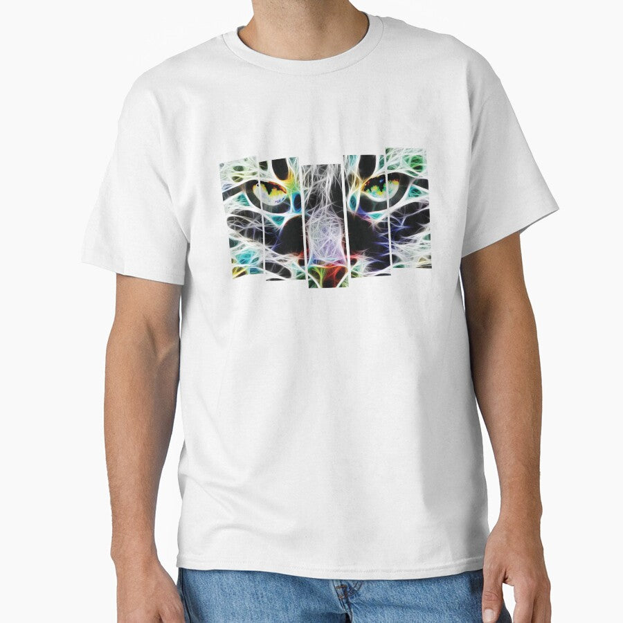 Fractal Cat Face by KingExpressions T-Shirts, Hoodie, Sweatshirt | BlankRebels.com (Image 1)