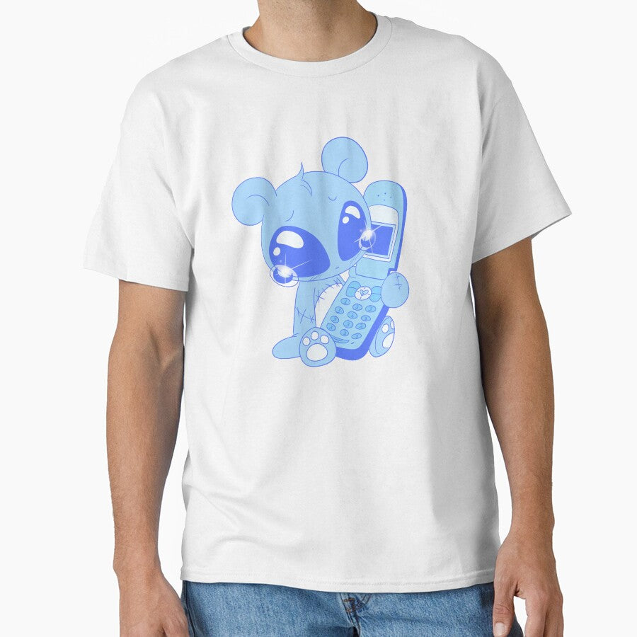 Dumped Over The Phone Bear (blue) by gross-girl99 T-Shirts, Hoodie, Sweatshirt | BlankRebels.com (Image 1)