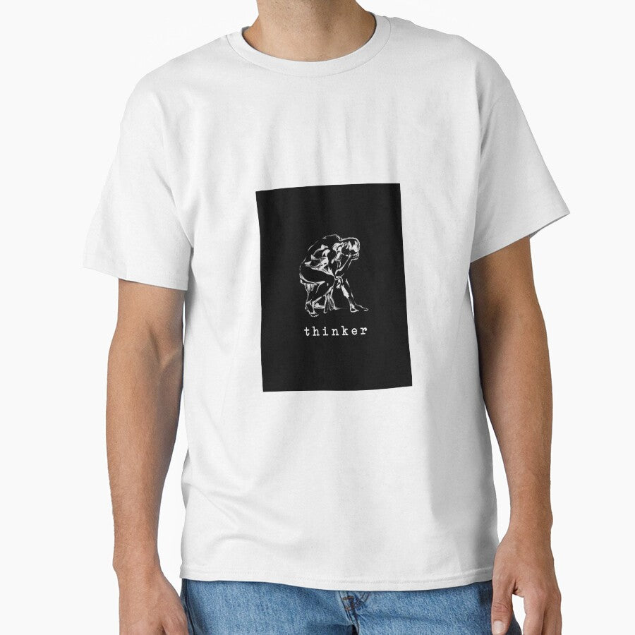 The Thinker by mandeegirl17 T-Shirts, Hoodie, Sweatshirt | BlankRebels.com (Image 1)