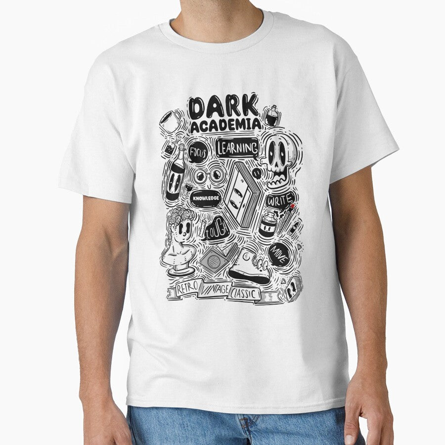 Dark Academia by Artthree T-Shirts, Hoodie, Sweatshirt | BlankRebels.com (Image 1)