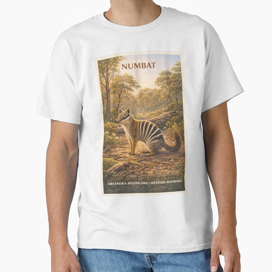 Numbat in Western Australia Dryandra Woodland by PamLeeDesign T-Shirts, Hoodie, Sweatshirt | BlankRebels.com (Image 1)