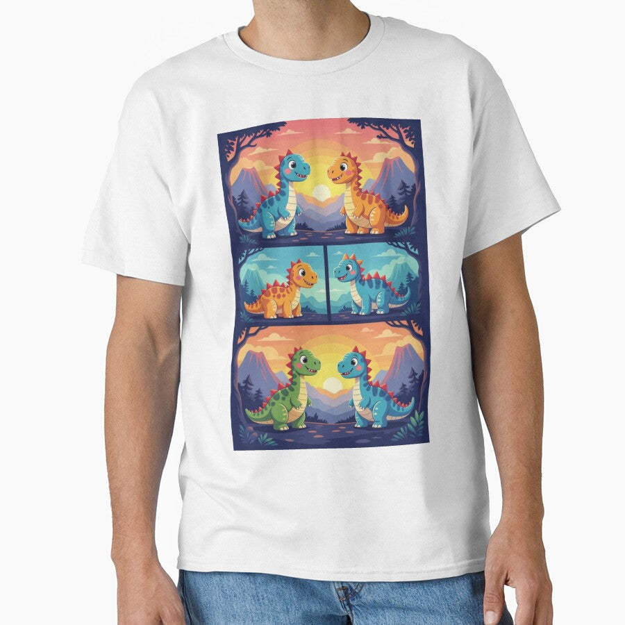 Cute Dinosaurs by ArtQueen777 T-Shirts, Hoodie, Sweatshirt | BlankRebels.com (Image 1)
