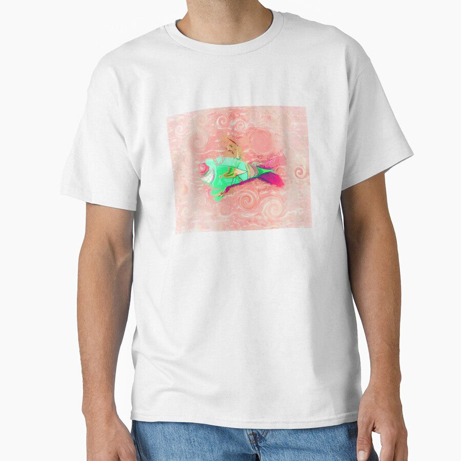 Boho Fish Groovy Hippie Vibes Coastal Boho Style Art or Décor 2 of 2 by Beachy