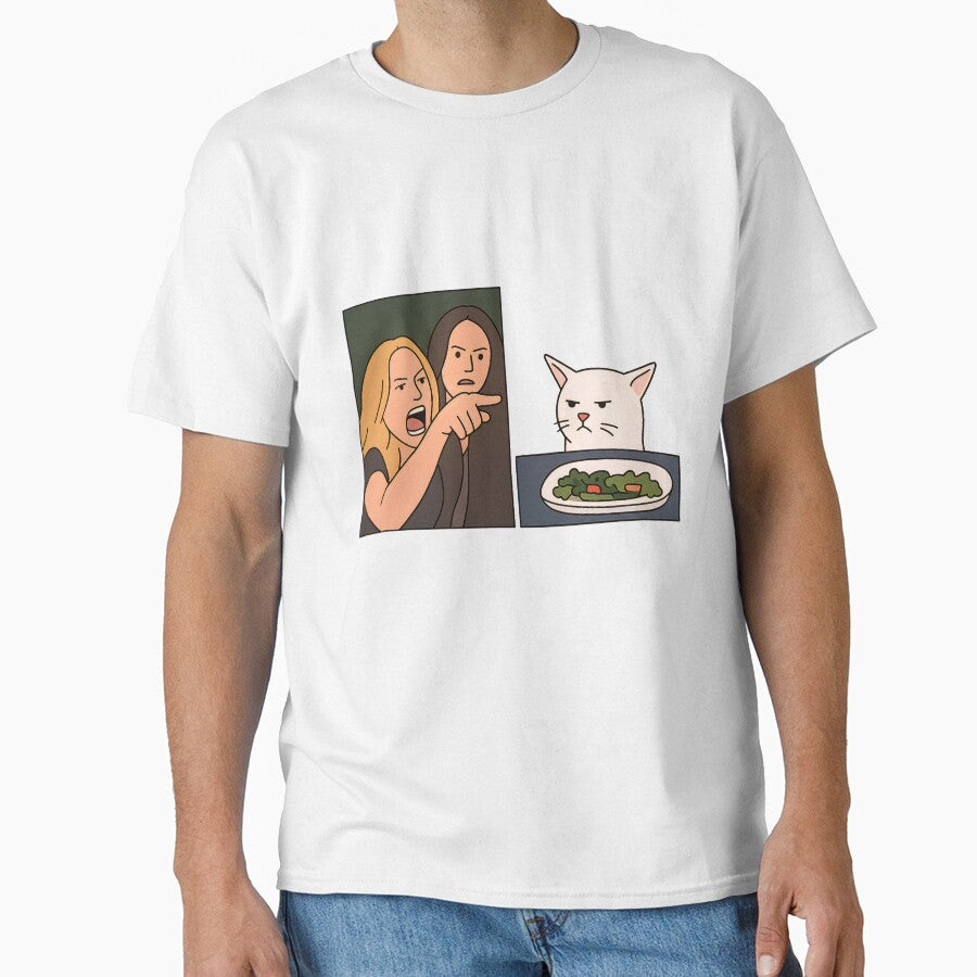Woman Yelling at a Cat – Iconic Meme Face-Off by PosterFuel
