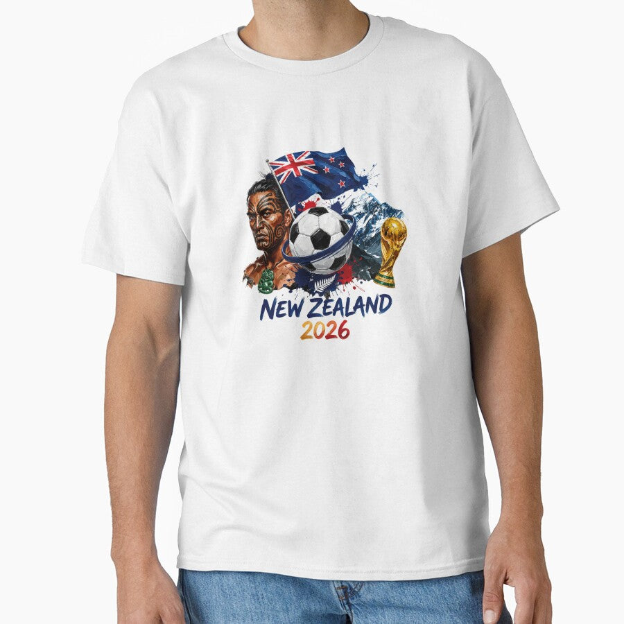 New Zealand 2026, World Cup Soccer, NZ Flag Football , FIFA 2026 Fan by ToscaSamShop