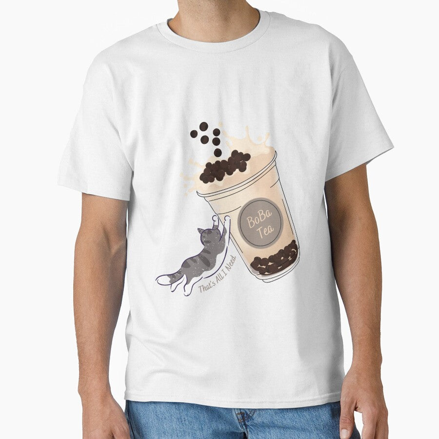 All I need is Boba tea | Bobo tea by EngkyEngky T-Shirts, Hoodie, Sweatshirt | BlankRebels.com (Image 1)