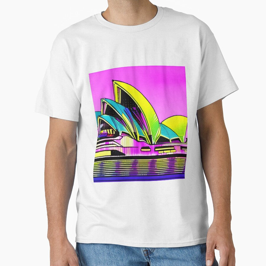 Sydney Opera House modern retro style by imagenia T-Shirts, Hoodie, Sweatshirt | BlankRebels.com (Image 1)