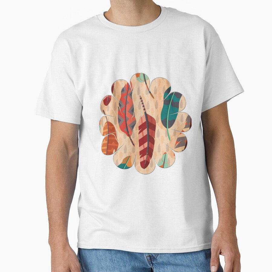 Boho Feather Flower by koshea23 T-Shirts, Hoodie, Sweatshirt | BlankRebels.com (Image 1)