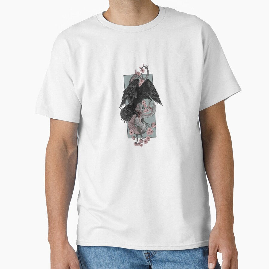 Aesthetic Japanese Art Dancing Craws by PourElla T-Shirts, Hoodie, Sweatshirt | BlankRebels.com (Image 1)