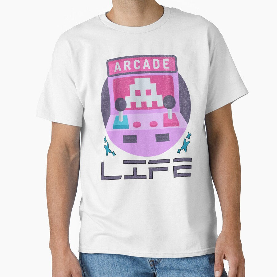 Gaming Retro Arcade Life by Alterock Designs T-Shirts, Hoodie, Sweatshirt | BlankRebels.com (Image 1)