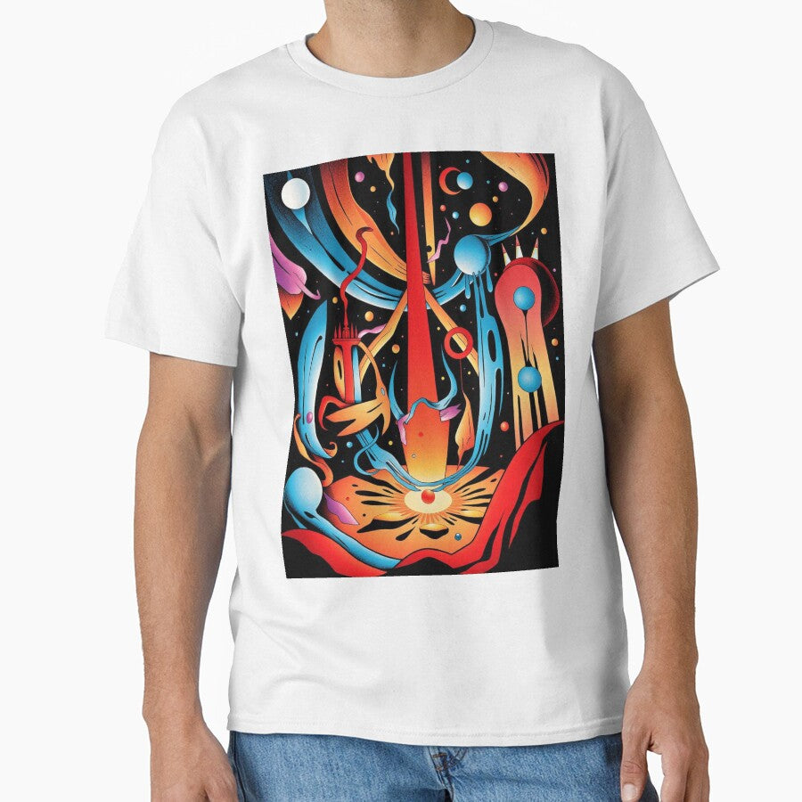 Multicolor Space Abstract Art T-Shirts, Hoodie, Sweatshirt