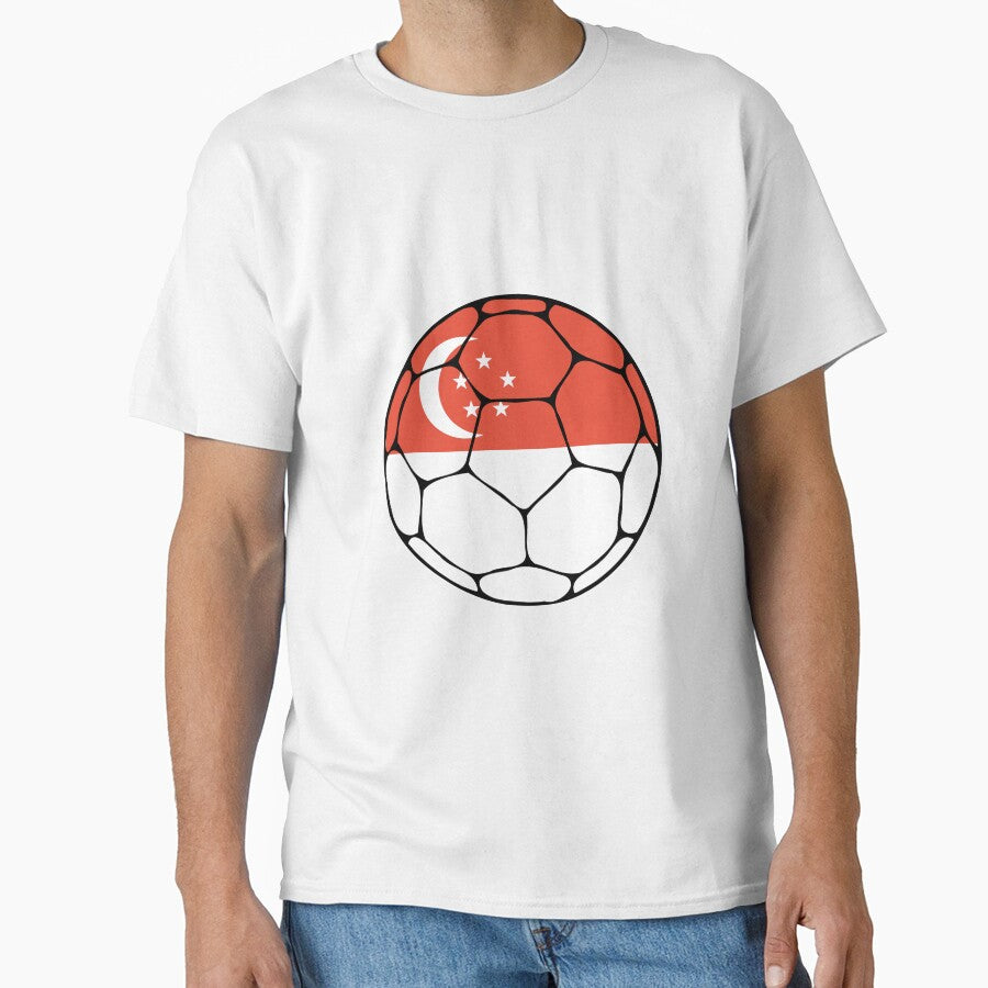 Singapore Flag Soccer Ball by ehgraphics15