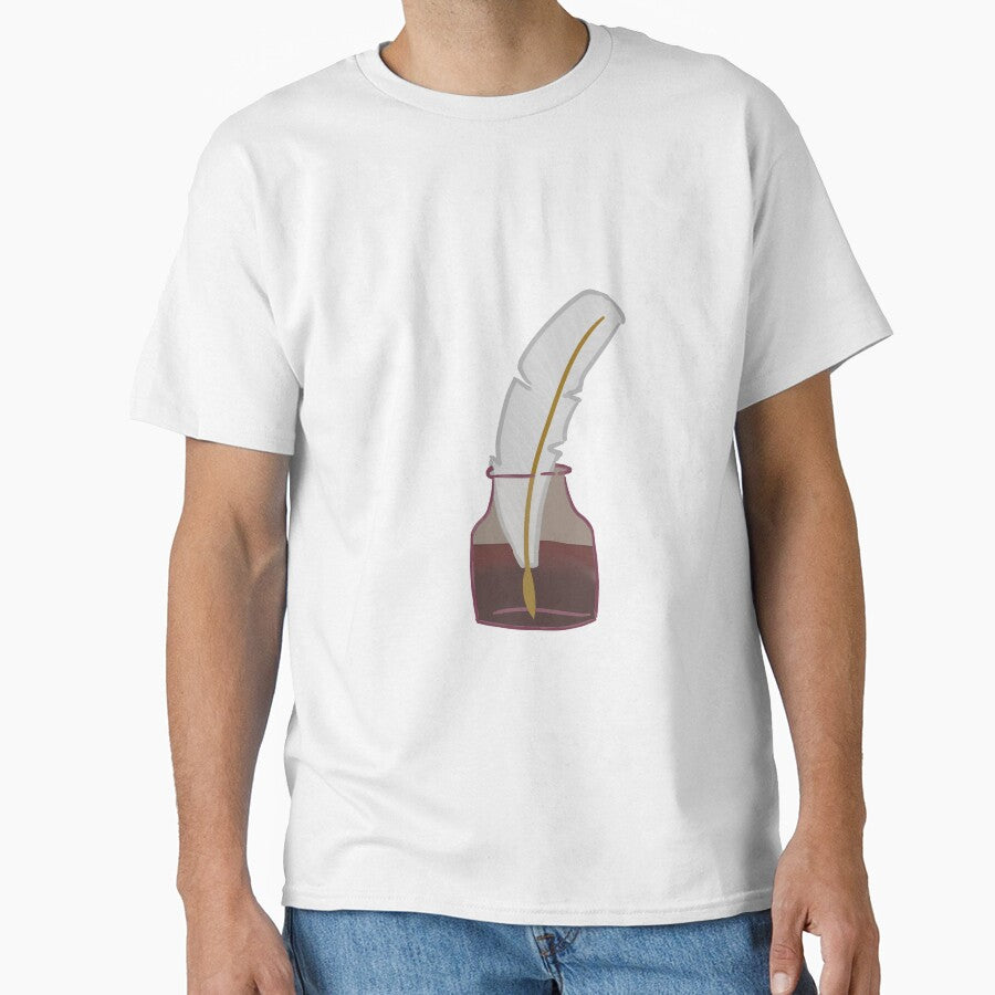 White Quill Inkwell by emberaide T-Shirts, Hoodie, Sweatshirt | BlankRebels.com (Image 1)
