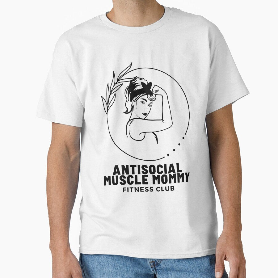 Antisocial Muscle Mommy Fitness Club by Hedersondesigns T-Shirts, Hoodie, Sweatshirt | BlankRebels.com (Image 1)
