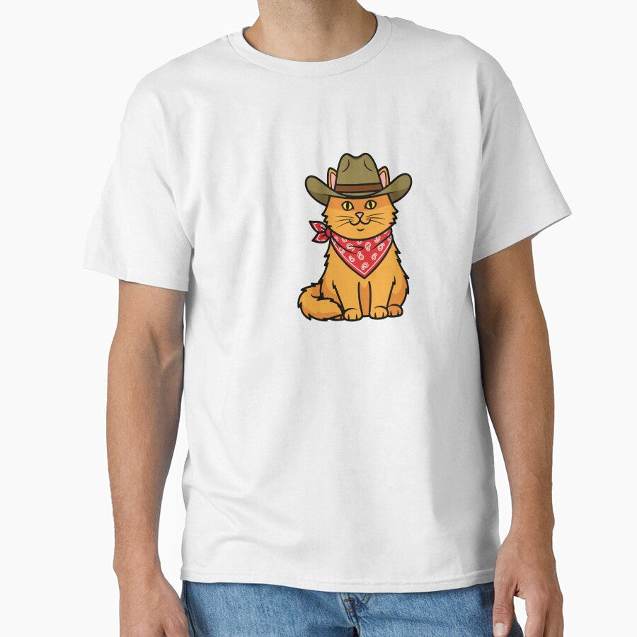 Friendly Western Ginger Cat by PopStars1993 T-Shirts, Hoodie, Sweatshirt | BlankRebels.com (Image 1)