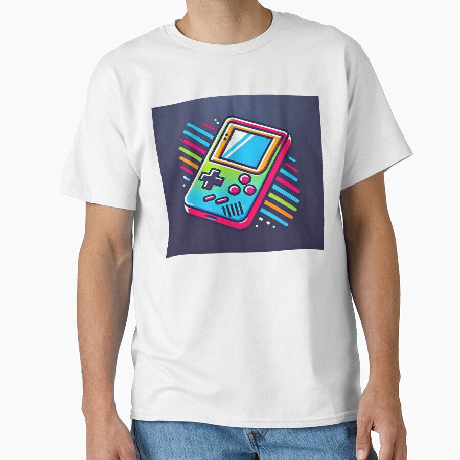 Retro 80s Handheld Gaming Device by Genady T-Shirts, Hoodie, Sweatshirt | BlankRebels.com (Image 1)