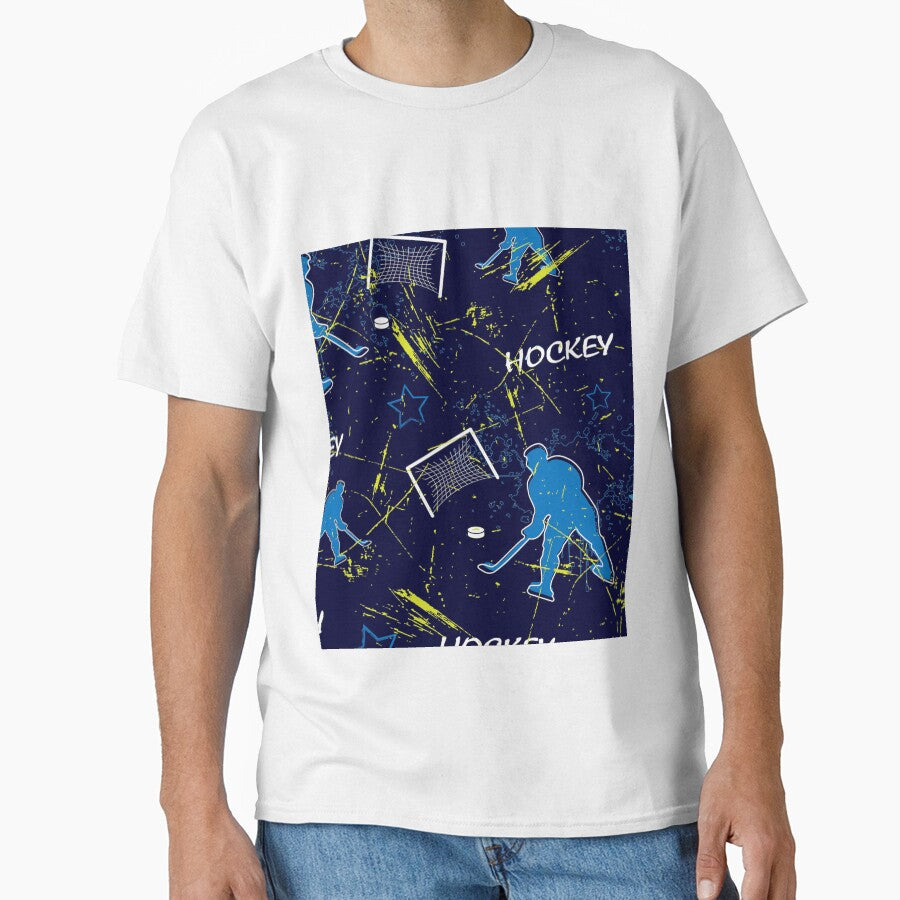 Seamless Ice Hockey Boy by LucianaShop T-Shirts, Hoodie, Sweatshirt | BlankRebels.com (Image 1)