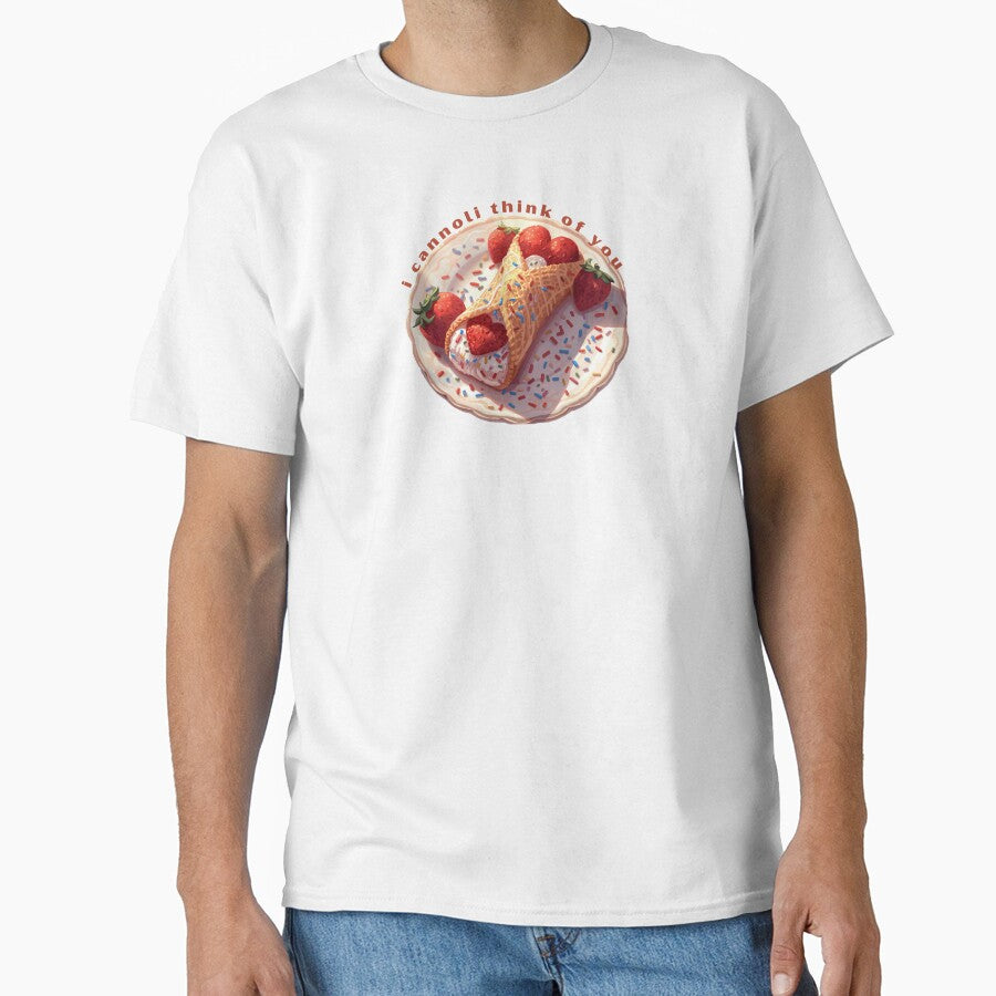 I Cannoli Think Of You - Cute Pun | TeeHee Puns Funny Design by TeeHee Puns