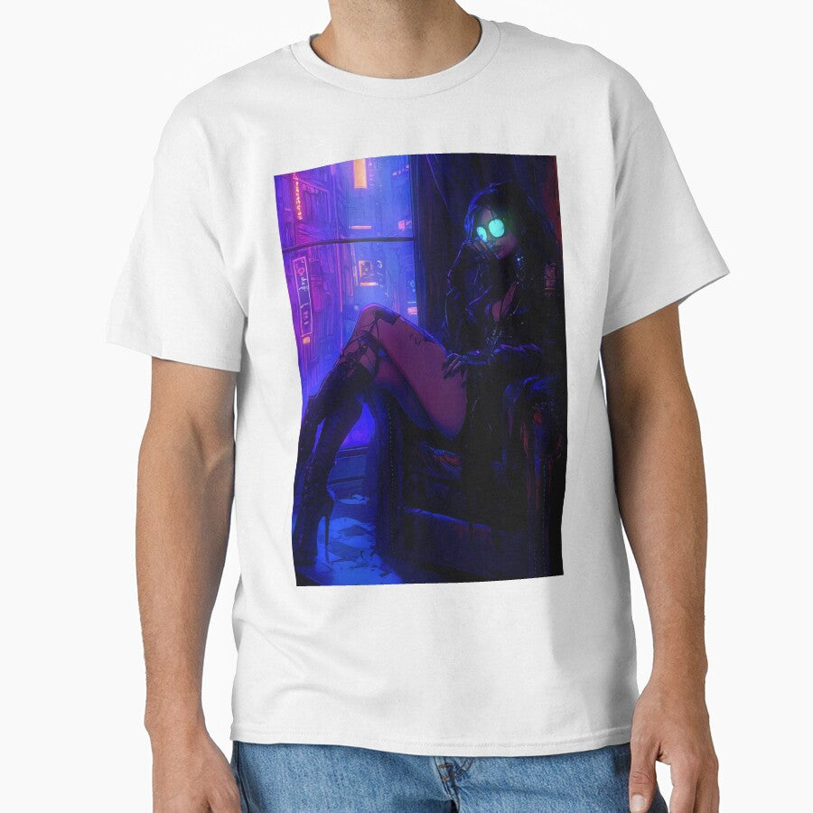 Vibes in Neon City by TechDreamscapes T-Shirts, Hoodie, Sweatshirt | BlankRebels.com (Image 1)