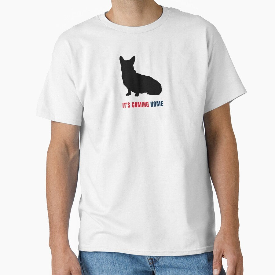 Minimalist Corgi Football Line Art Dog by TailPrints