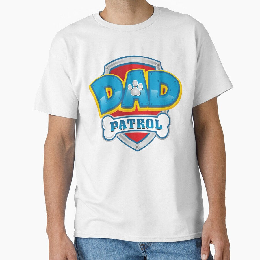 Dad Patrol Long Sleeve Funny Daddy Party Birthday Father Funny by LessardPlectile T-Shirts, Hoodie, Sweatshirt (Image 1)