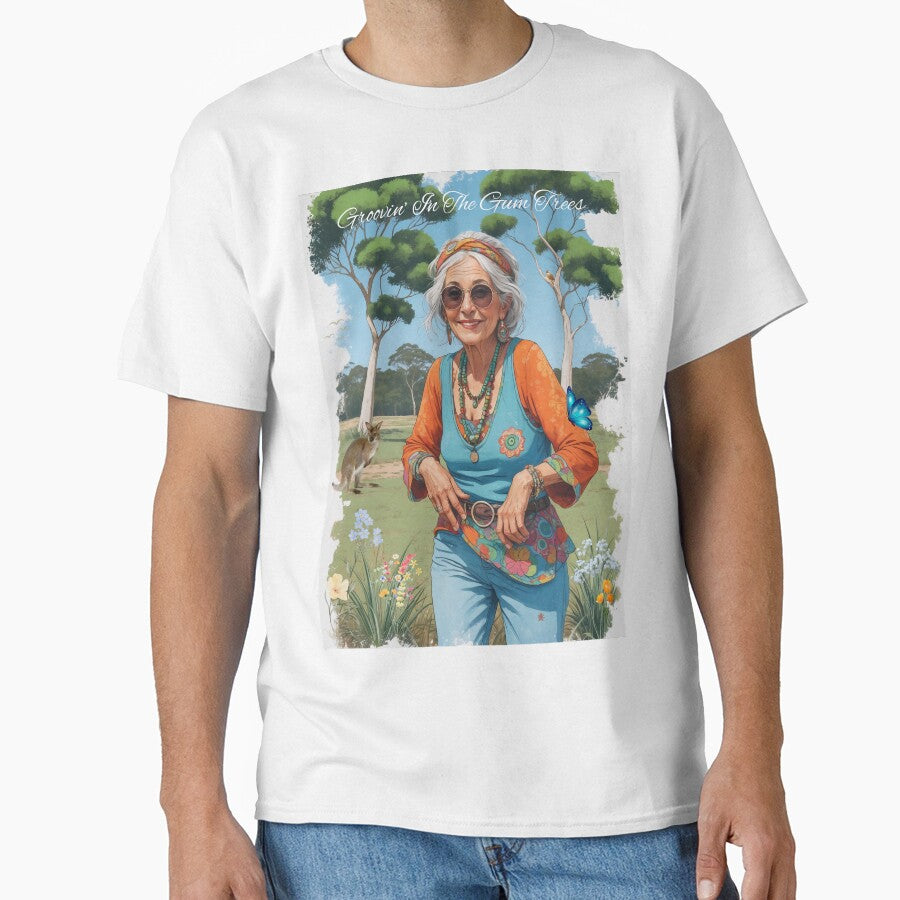 Groovin’ In The Gum Trees Hippie by AussieConcepts T-Shirts, Hoodie, Sweatshirt | BlankRebels.com (Image 1)