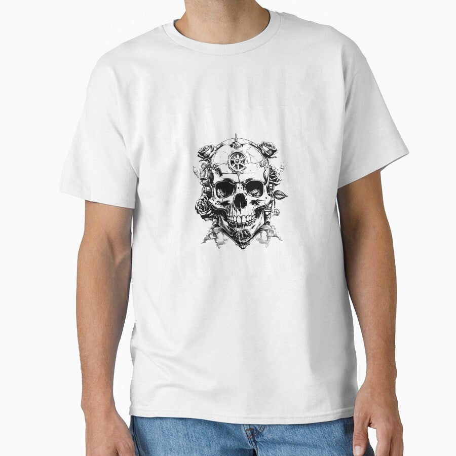 Hannover lettering with skull by Ecmoprints
