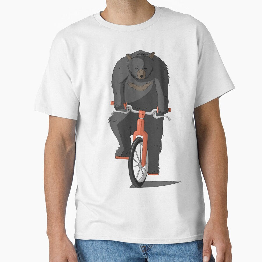 Manga Anime Bear Riding a Bike by 1WildCoast