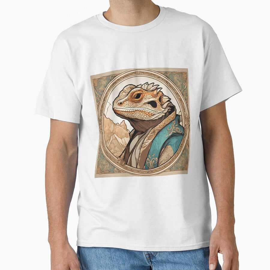 Art Nouveau Bearded Dragon by frykitty T-Shirts, Hoodie, Sweatshirt | BlankRebels.com (Image 1)
