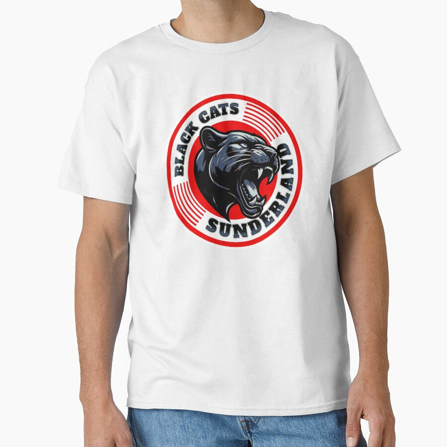Black Cats Sunderland white by VRedBaller