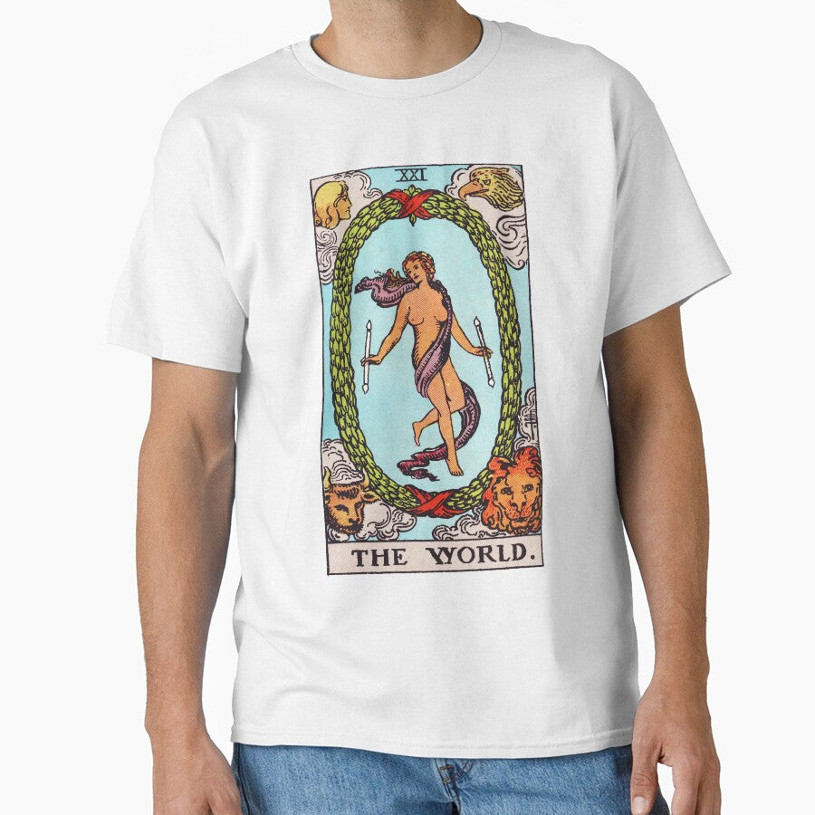 Tarot - The World Card by CarlsArt T-Shirts, Hoodie, Sweatshirt | BlankRebels.com (Image 1)