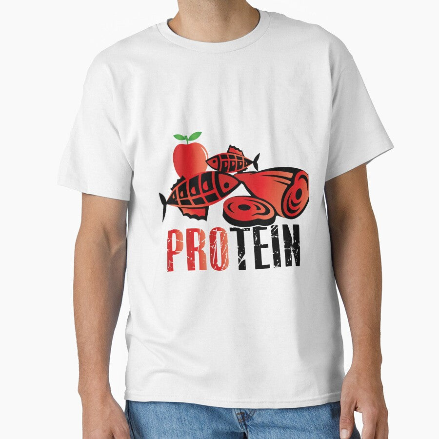 Protein fitness by qurako T-Shirts, Hoodie, Sweatshirt | BlankRebels.com (Image 1)