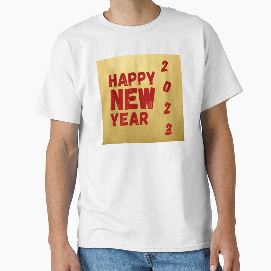 HAPPY NEW YEAR 2023 - GOLD AESTHETIC POSTER by Lu7u T-Shirts, Hoodie, Sweatshirt | BlankRebels.com (Image 1)