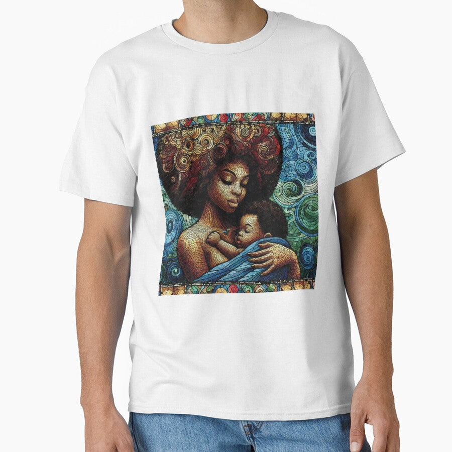 Sweet Mother and her Baby Mothers Day by Illuministique T-Shirts, Hoodie, Sweatshirt | BlankRebels.com (Image 1)