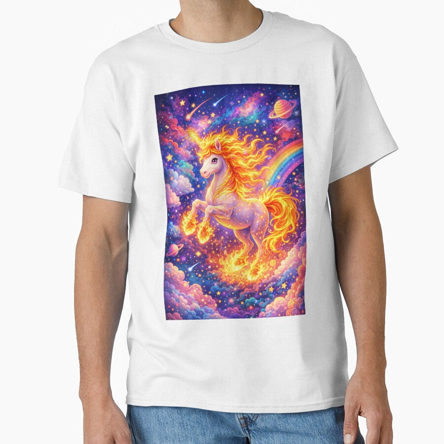 Fire Nebula Unicorn by mindmadecrafts T-Shirts, Hoodie, Sweatshirt | BlankRebels.com (Image 1)