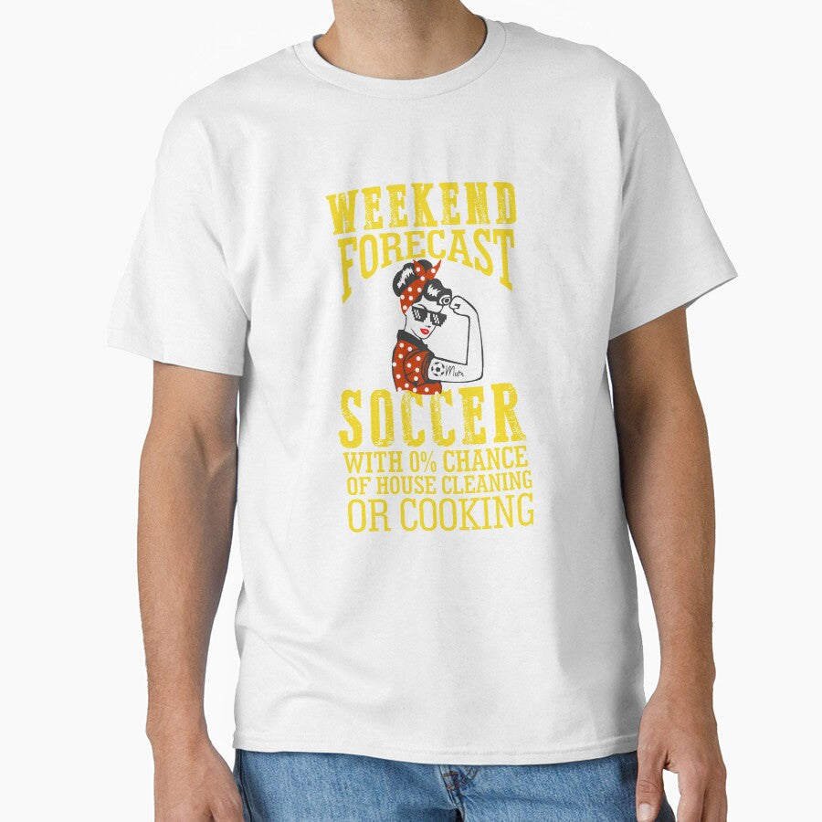 Weekend Forecast Funny Crazy Soccer Mom Life Birthday Gift by hadleydesigns
