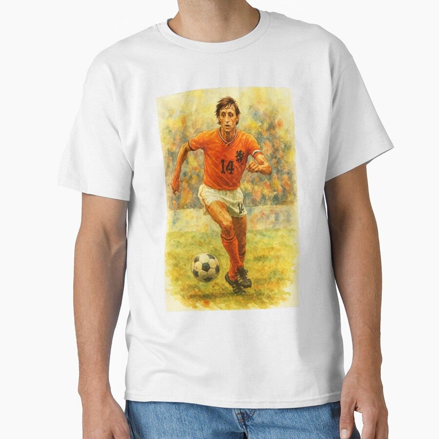 Johan Cruyff Classic Football Legend by Sarcastic designs