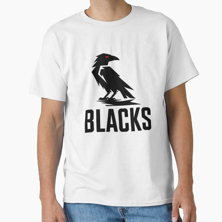 Raven Black – Dark Minimal Streetwear Graphic by Valisdesign T-Shirts, Hoodie, Sweatshirt | BlankRebels.com (Image 1)