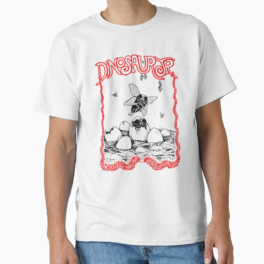 Rock Band Typography Dinosaur by hafsalovely T-Shirts, Hoodie, Sweatshirt | BlankRebels.com (Image 1)