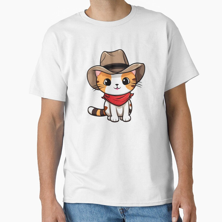 Meowdy Cute Cat with a Cowboy Hat by DetourShirts T-Shirts, Hoodie, Sweatshirt | BlankRebels.com (Image 1)