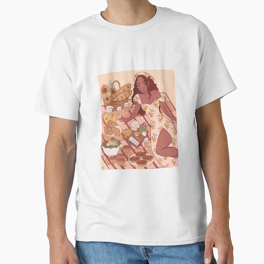 Sunny Picnic Girl by tulipicetea T-Shirts, Hoodie, Sweatshirt | BlankRebels.com (Image 1)