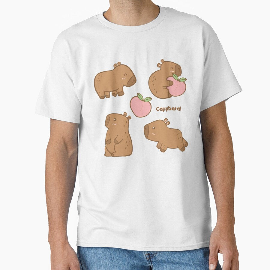Momochi Capybara by kawaiistudio T-Shirts, Hoodie, Sweatshirt | BlankRebels.com (Image 1)