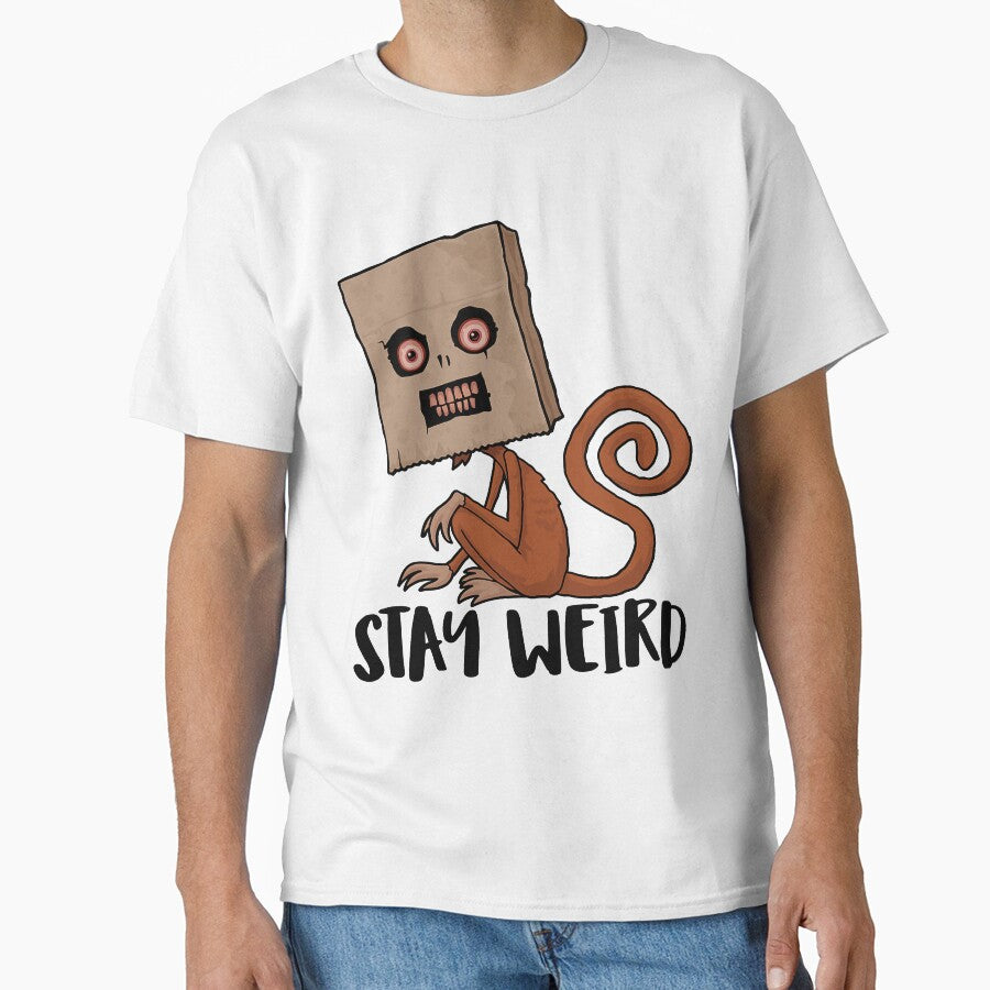 Stay Weird Sack Monkey by BravaLisise T-Shirts, Hoodie, Sweatshirt | BlankRebels.com (Image 1)