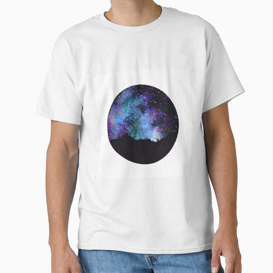 Watercolor nebula by ShinyWatercolor T-Shirts, Hoodie, Sweatshirt | BlankRebels.com (Image 1)
