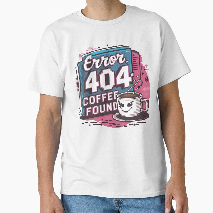 Ever 404 Coffee Found Funny Python Developer Gift by Zenith Design T-Shirts, Hoodie, Sweatshirt | BlankRebels.com (Image 1)