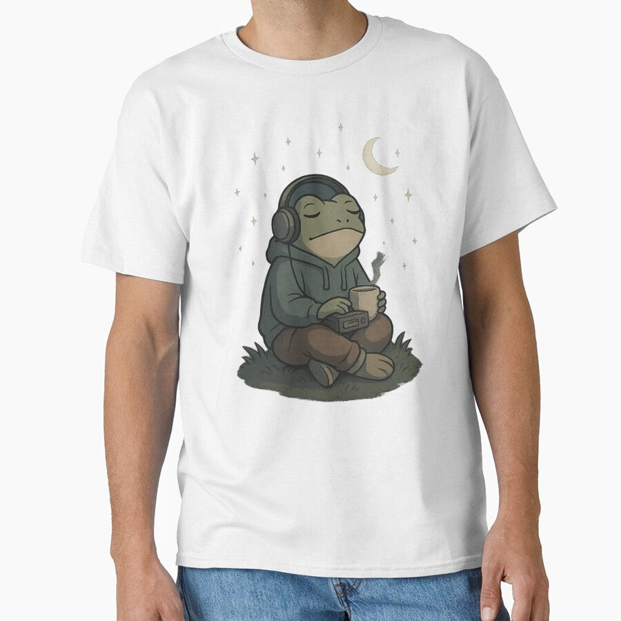 Lo-Fi Frog Nights by IDI0T0 T-Shirts, Hoodie, Sweatshirt | BlankRebels.com (Image 1)