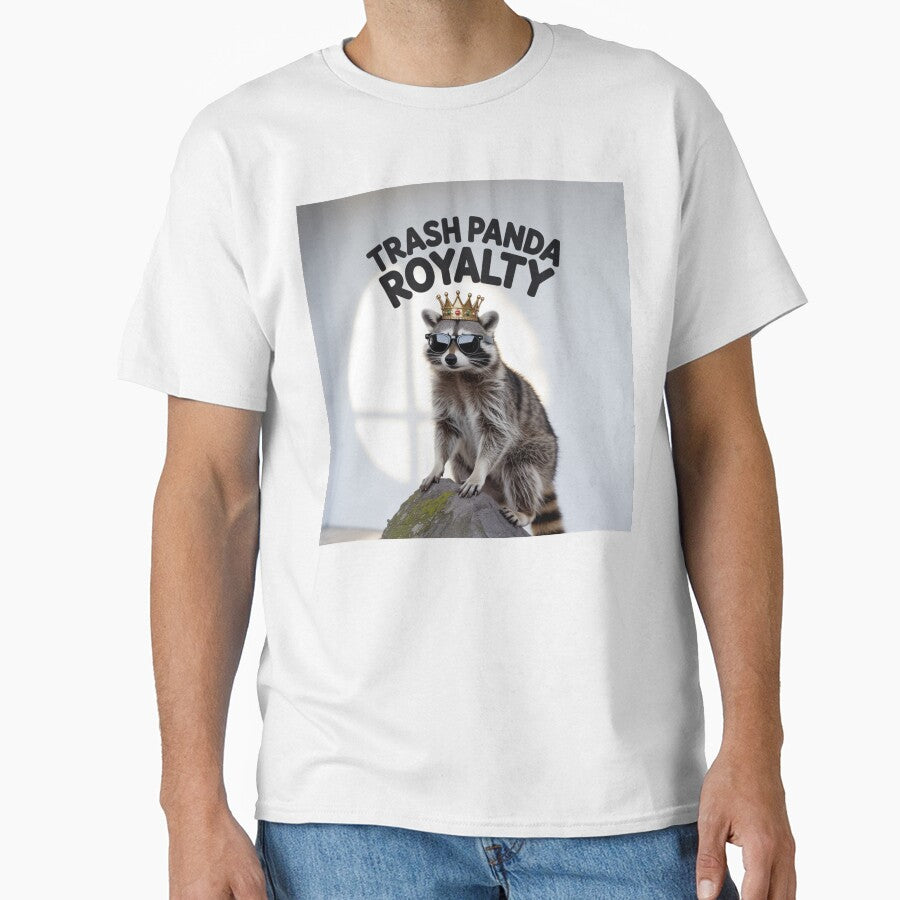 Trash Panda Royalty | Raccoon T-Shirt by NicolasGlowArt Hoodie, Sweatshirt | BlankRebels.com (Image 1)