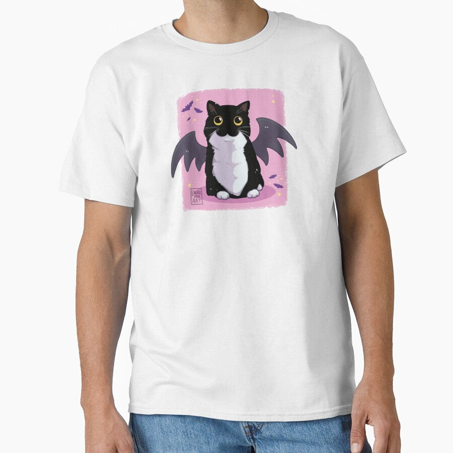 Happy halloween bat cat by LauraPemArt T-Shirts, Hoodie, Sweatshirt | BlankRebels.com (Image 1)