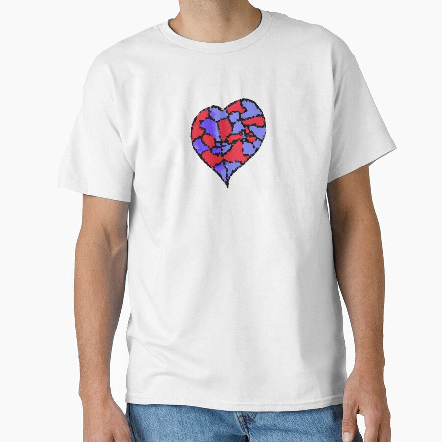 Valentines Day heart pixelated heart design by Coffeemerc117